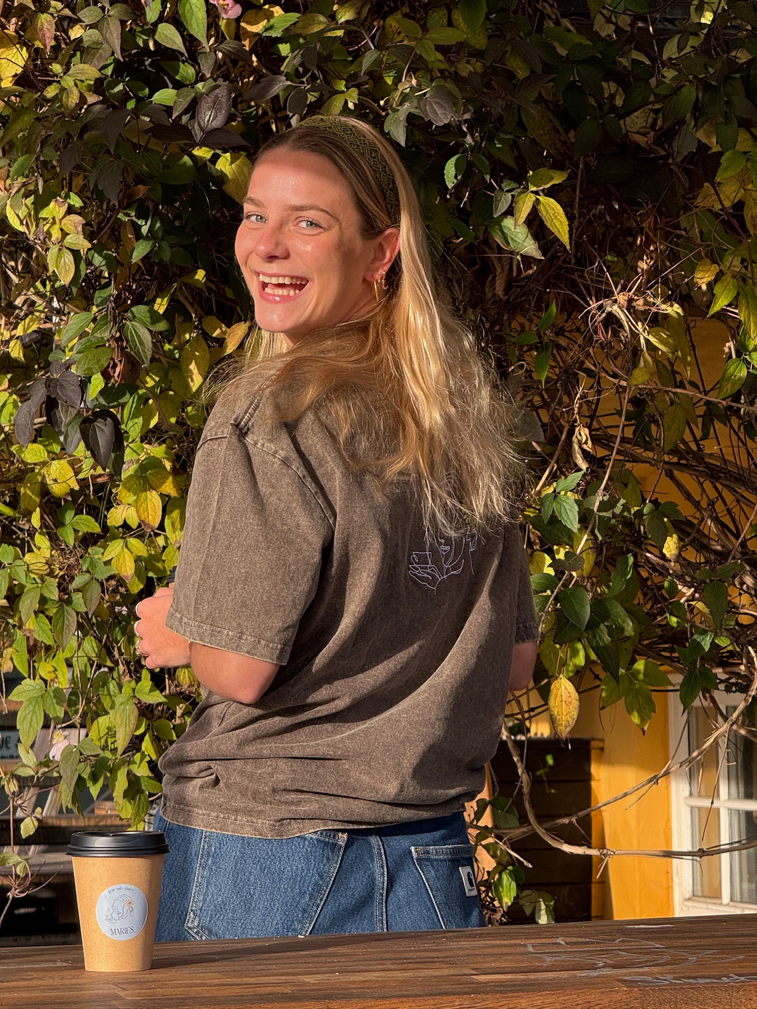 Maries T-shirt - Brun - Billede 3
