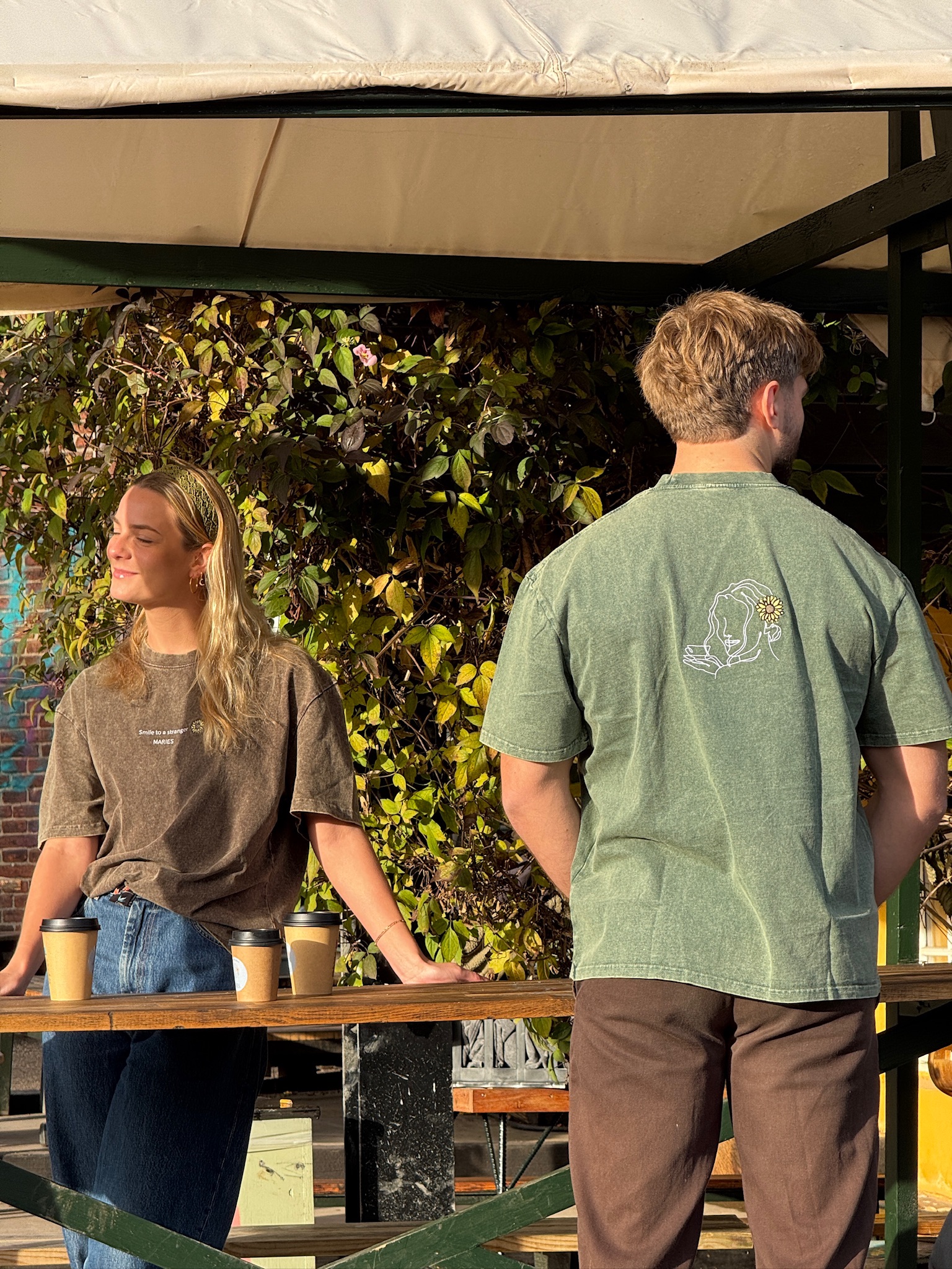 Maries T-shirt - Grøn - Billede 3